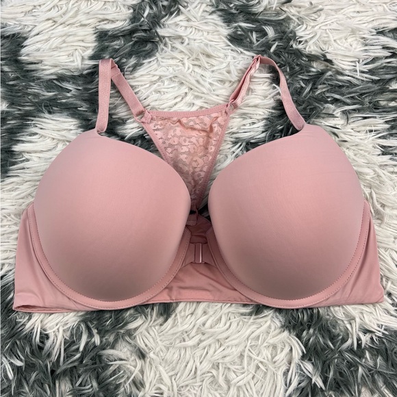 Victoria's Secret Other - Victoria's Secret Women's Pink Racerback T-shirt Push-up Full Coverage Bra 38C